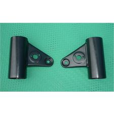 DRŽÁKY SVĚTLA - TYP RETRO, TRAVEL - SVĚTLOMET NÍŽE (PÁR) - ČERNÉ